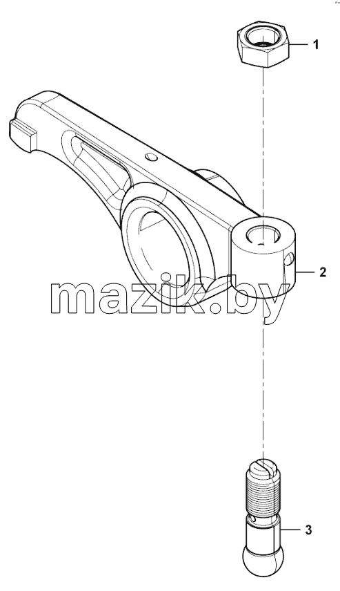  Intake rocker arm assembly