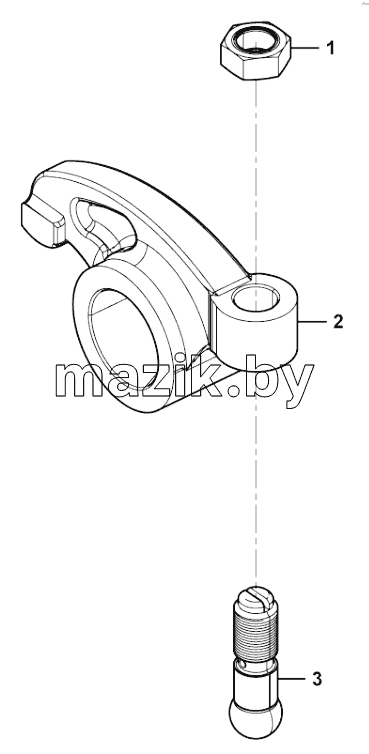  Exhaust rocker arm set