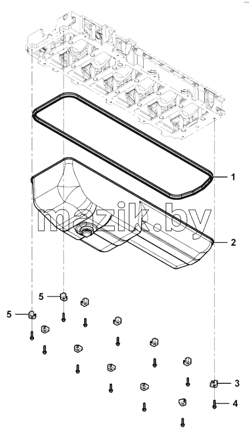  Oil pan group