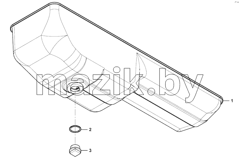  Oil pan assembly