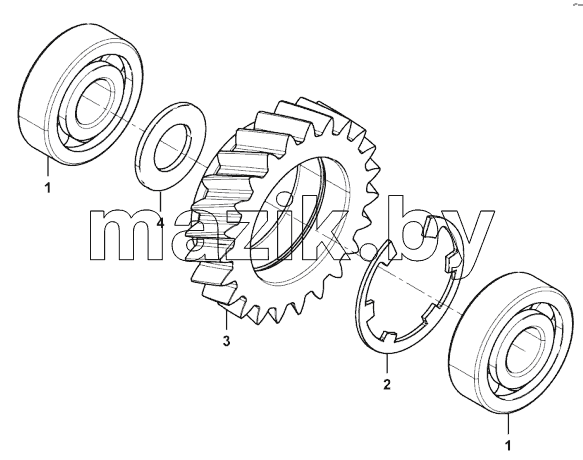  Oil pump idle gear set