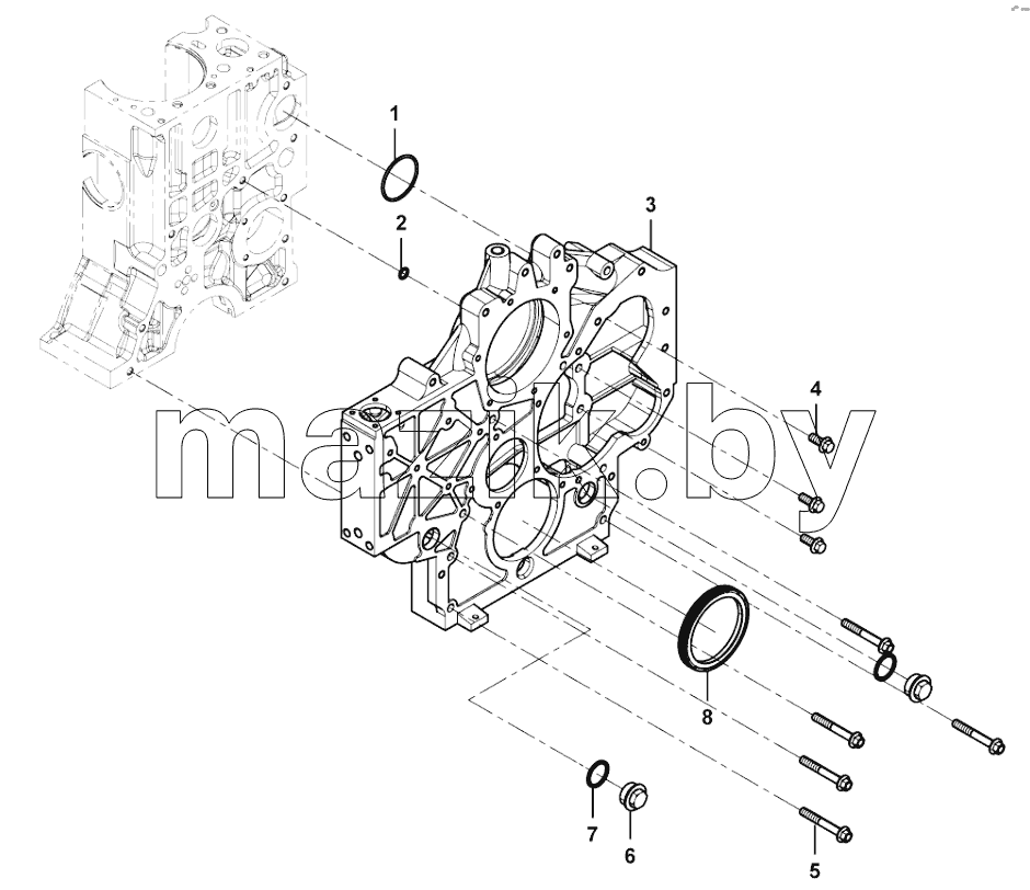  Gear housing group
