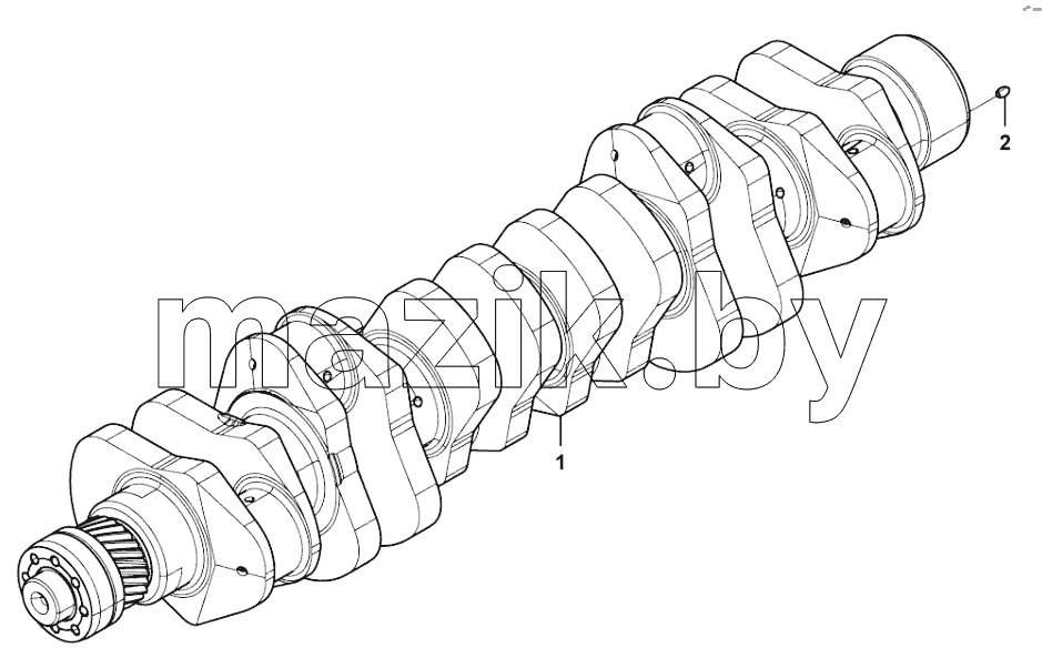  Crankshaft subassembly