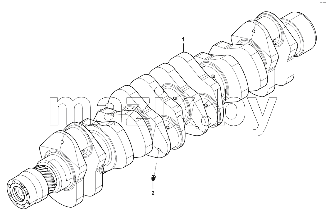  Crankshaft assembly