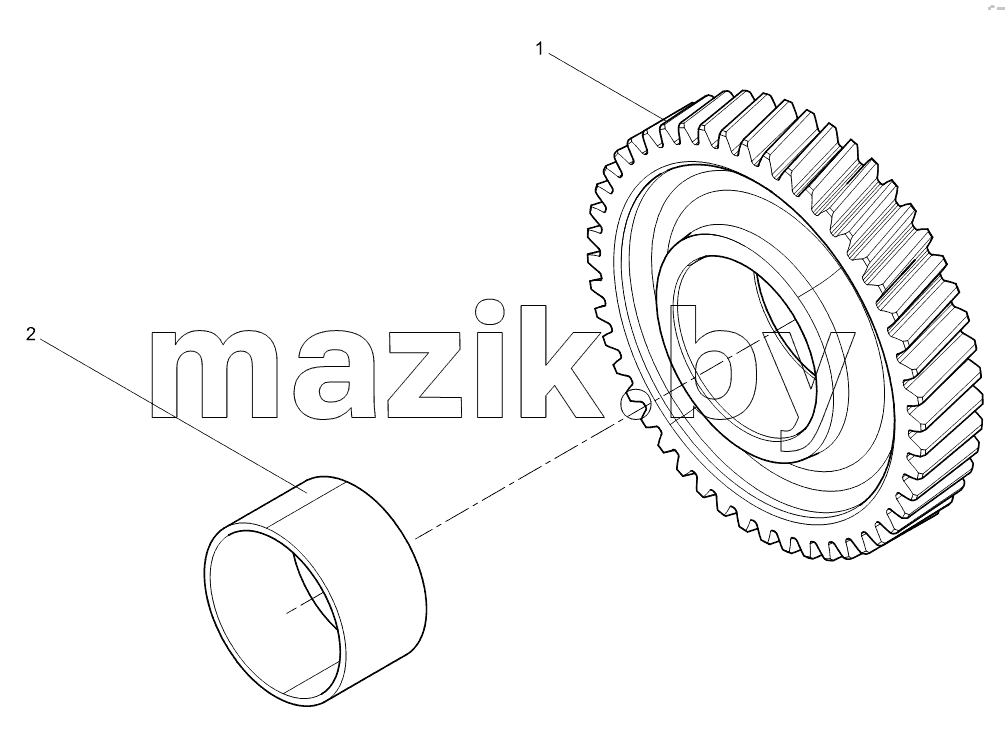 Intermediate gear assembly