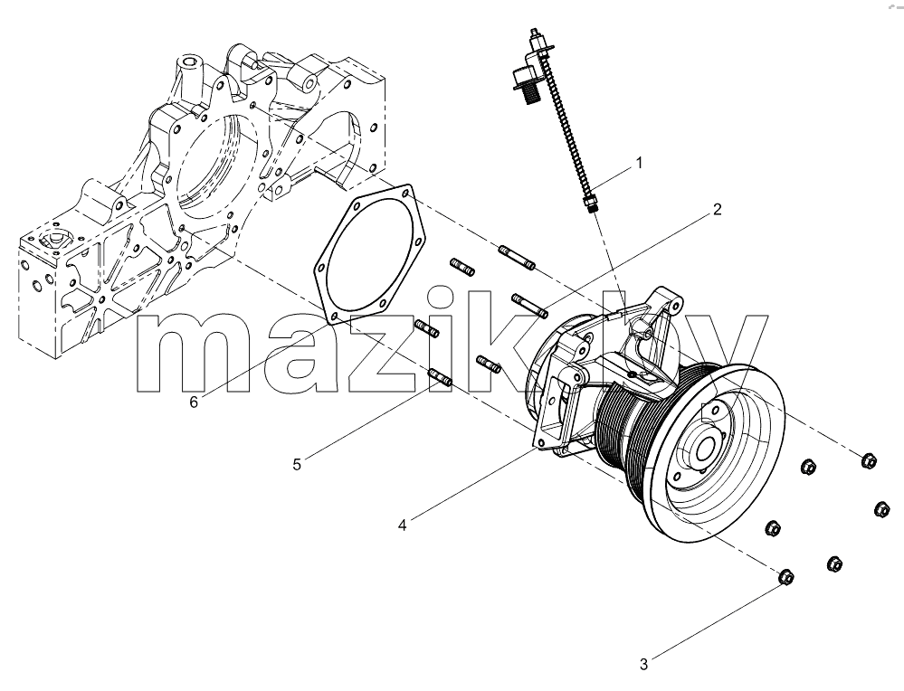 Water pump assembly