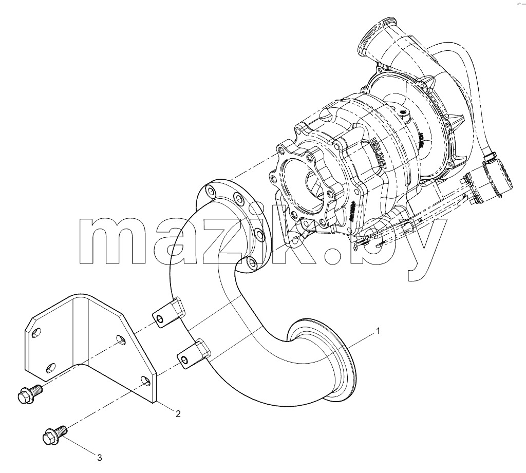 Rear Exhaust Manifold Group