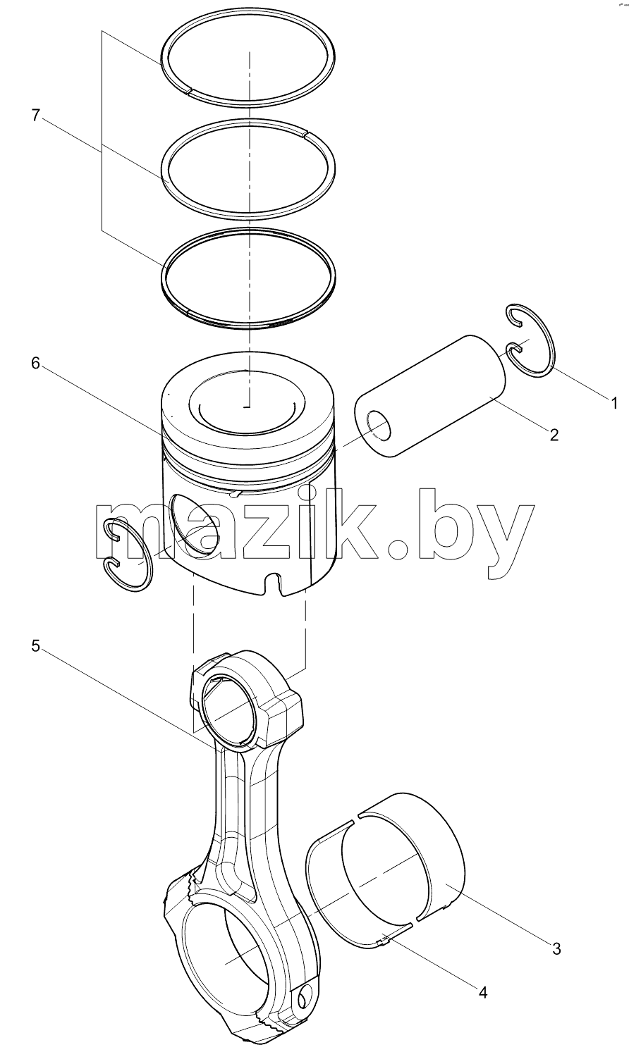 Piston and Connecting Rod Group