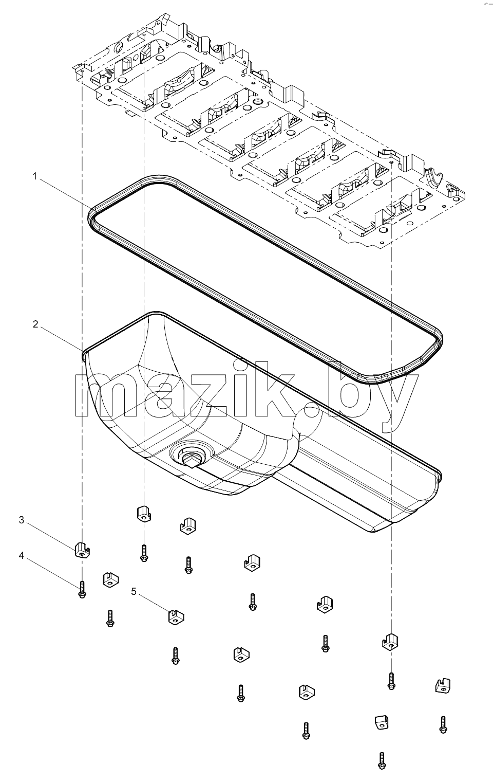 Oil bottom shell group