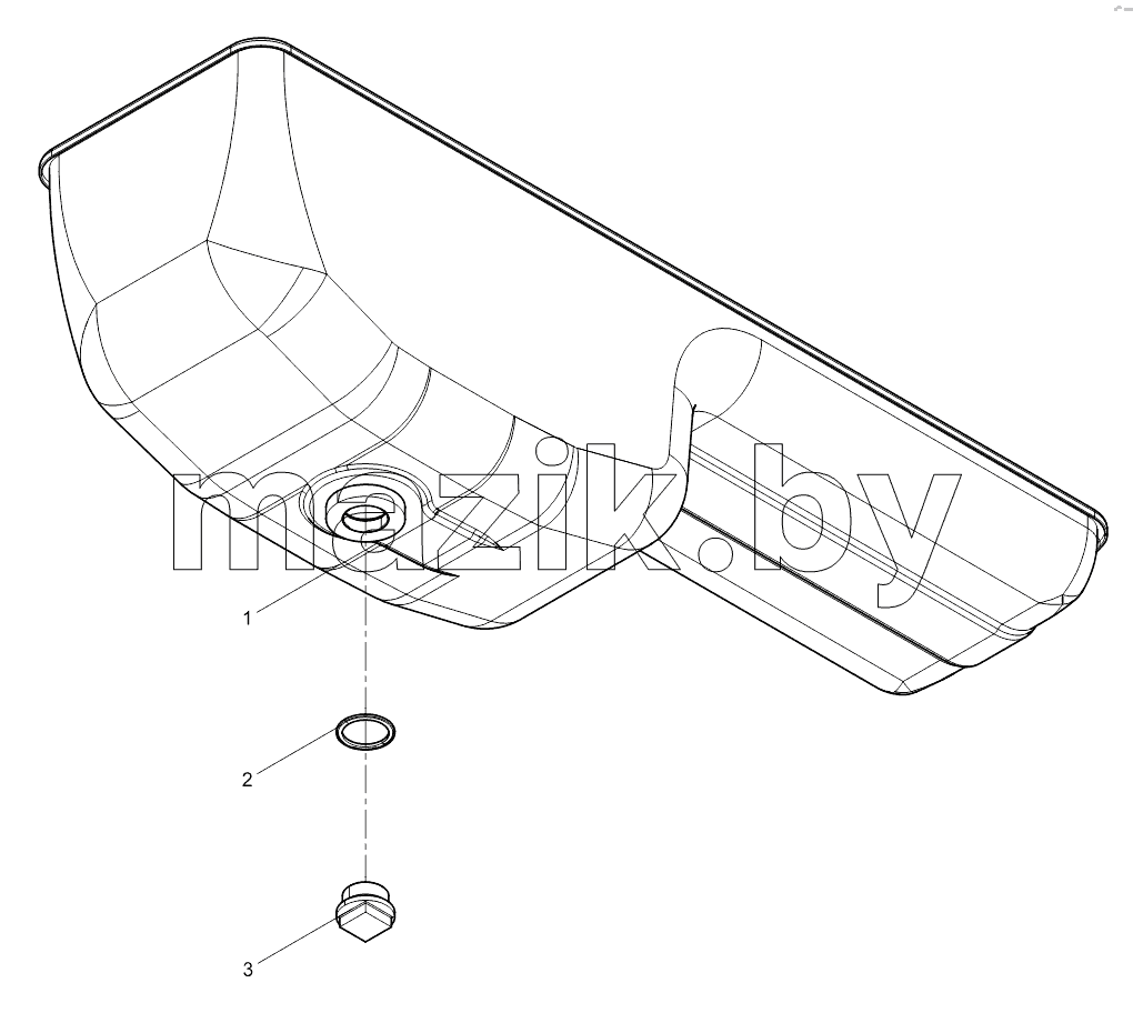 Oil pan assembly
