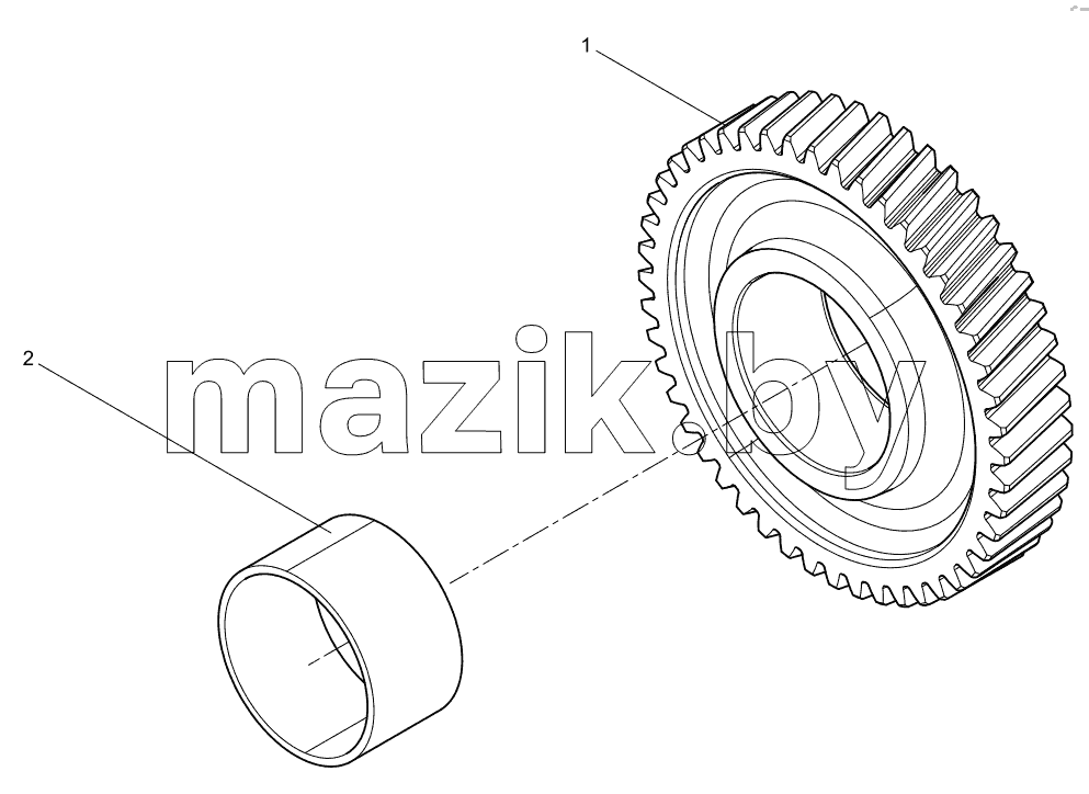  Intermediate gear assembly