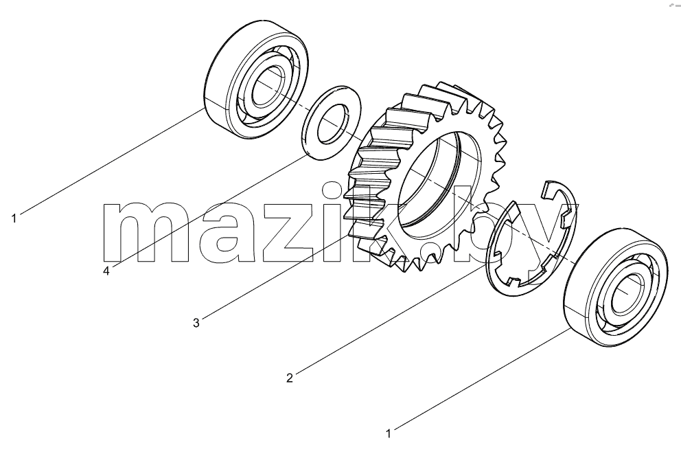  Oil Pump Idle Gear Assembly