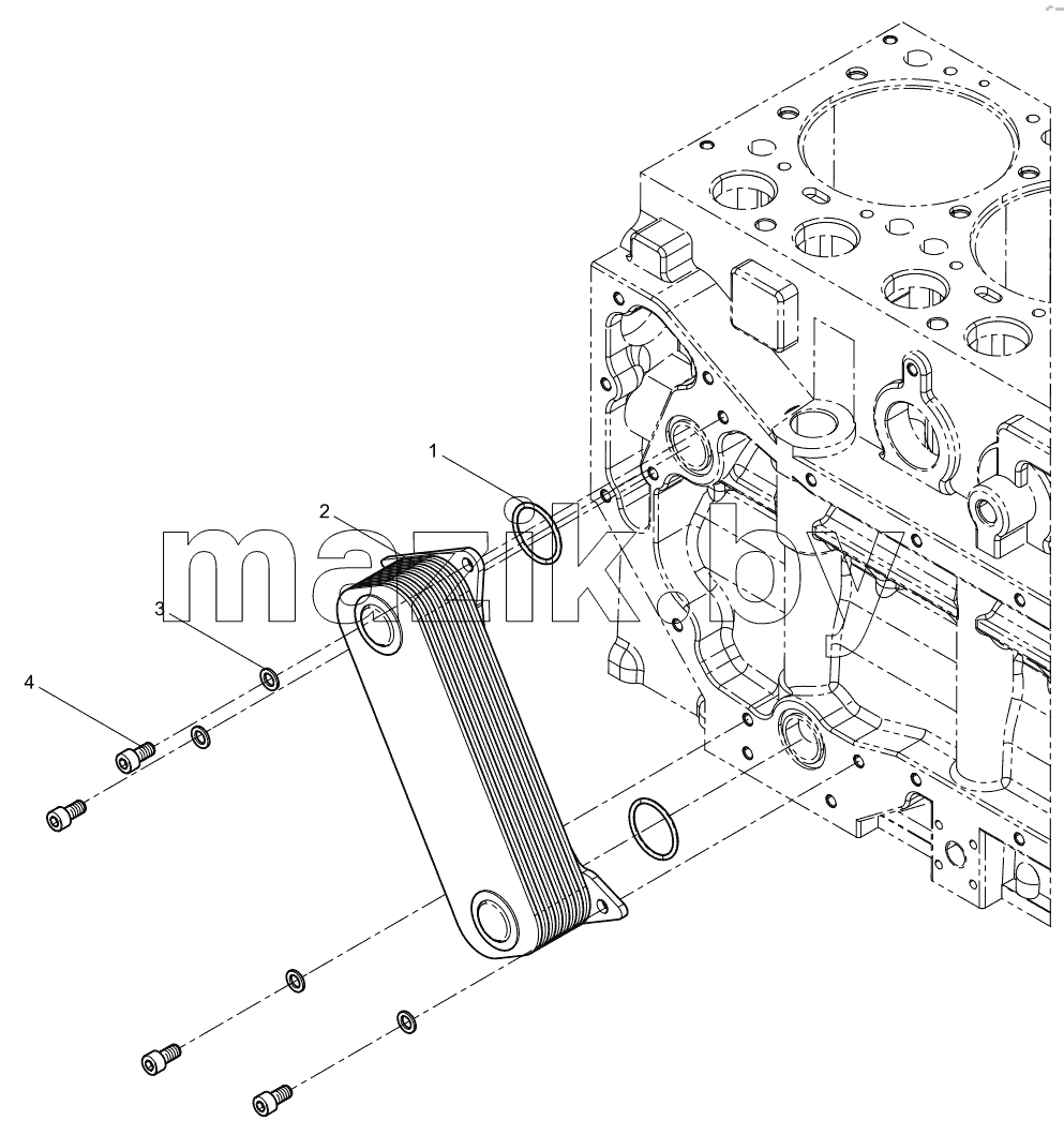  Oil cooler assembly
