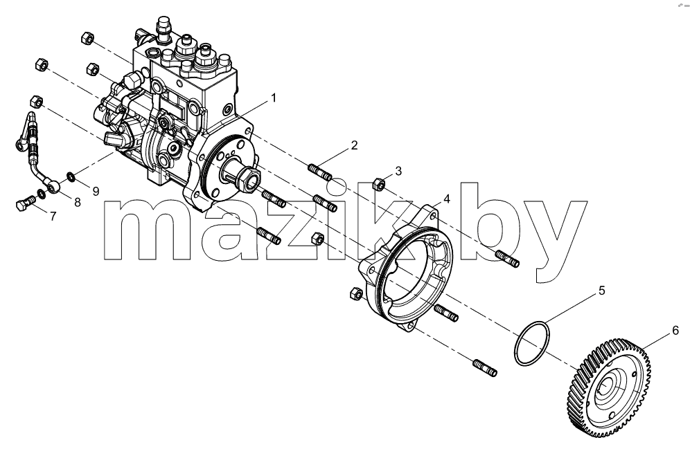  High pressure pump assembly