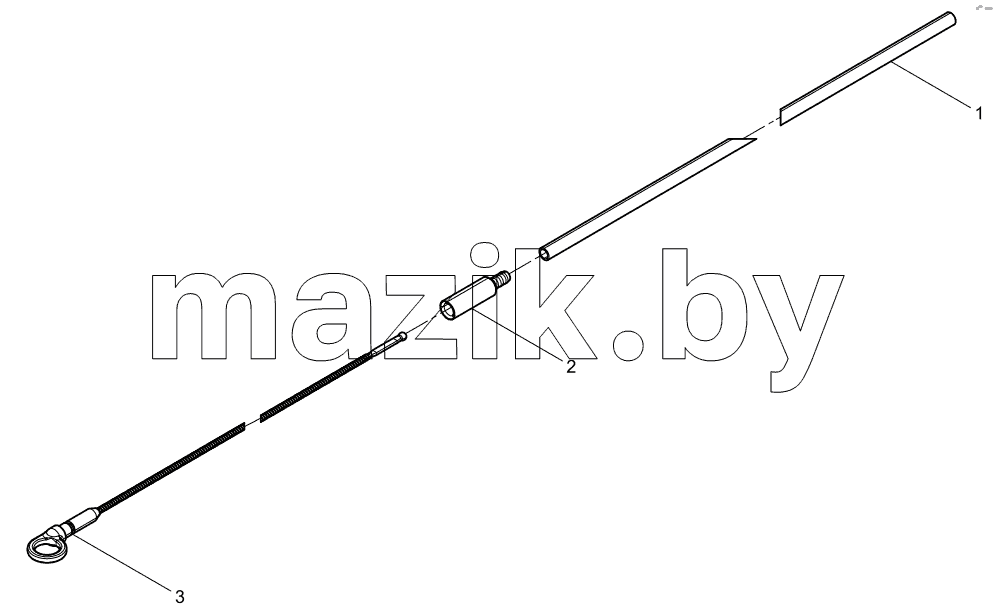  Oil dipstick assembly