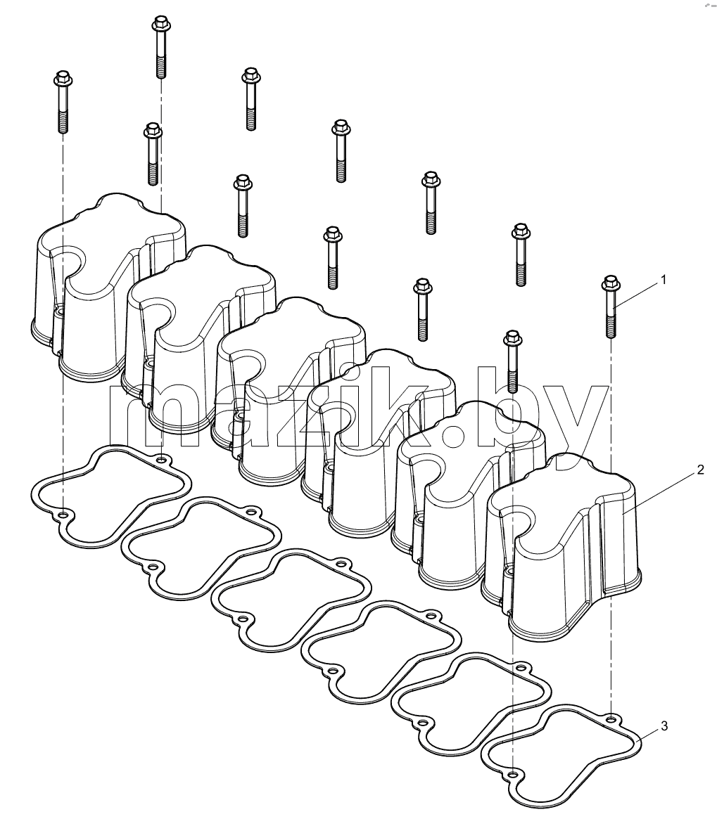  Cylinder head cover assembly