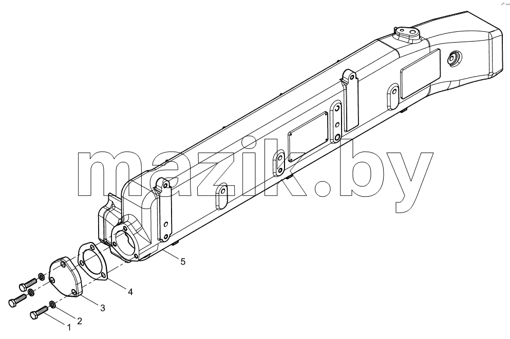  Air inlet pipe assembly