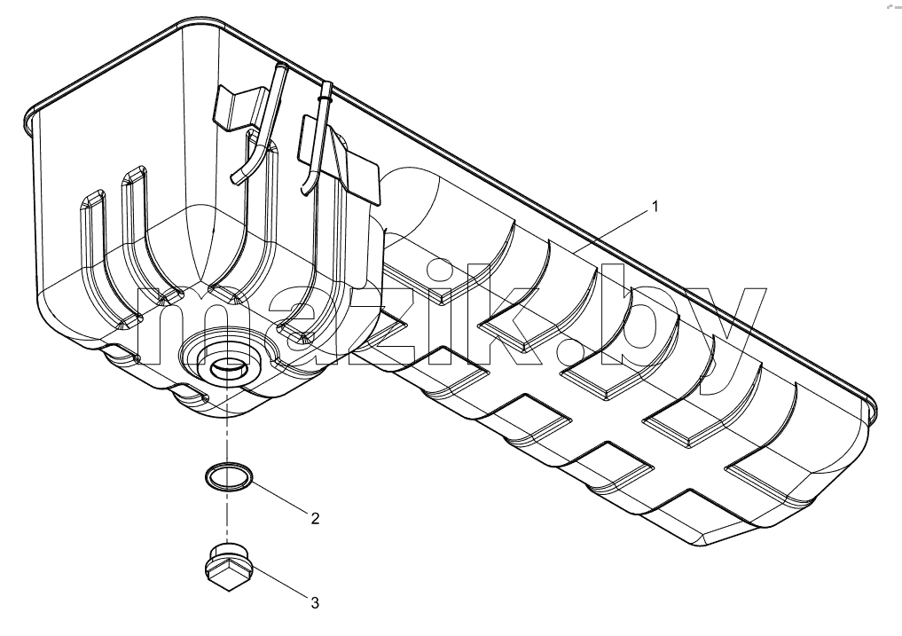  Oil pan assembly