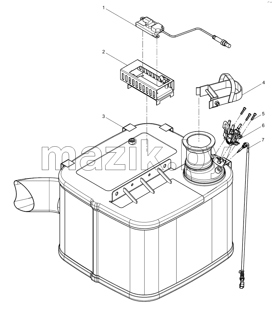  SCR box assembly