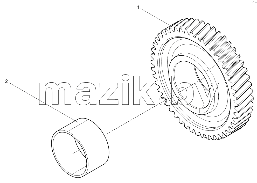 Intermediate gear assembly