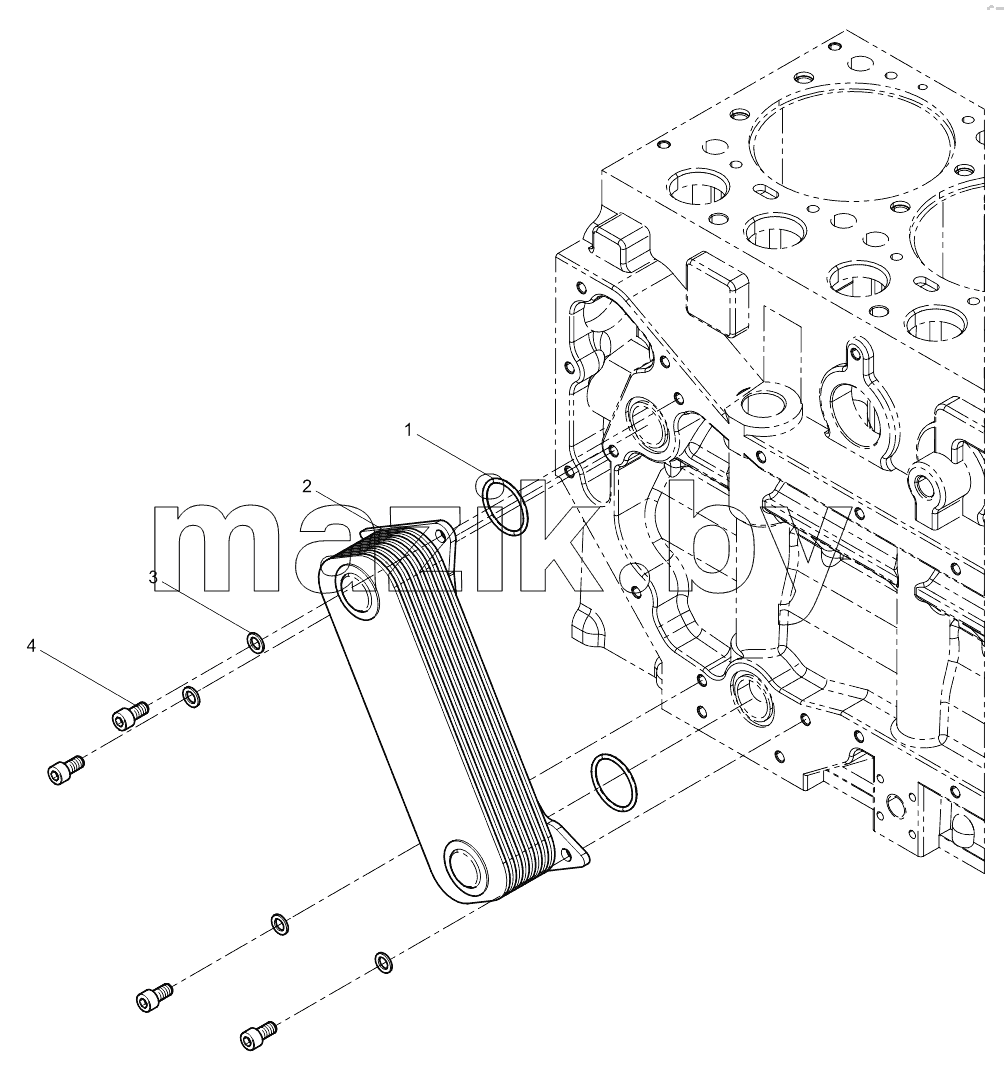 Oil cooler assembly