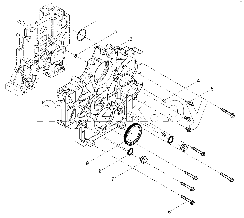 Timing Gear Room Assembly