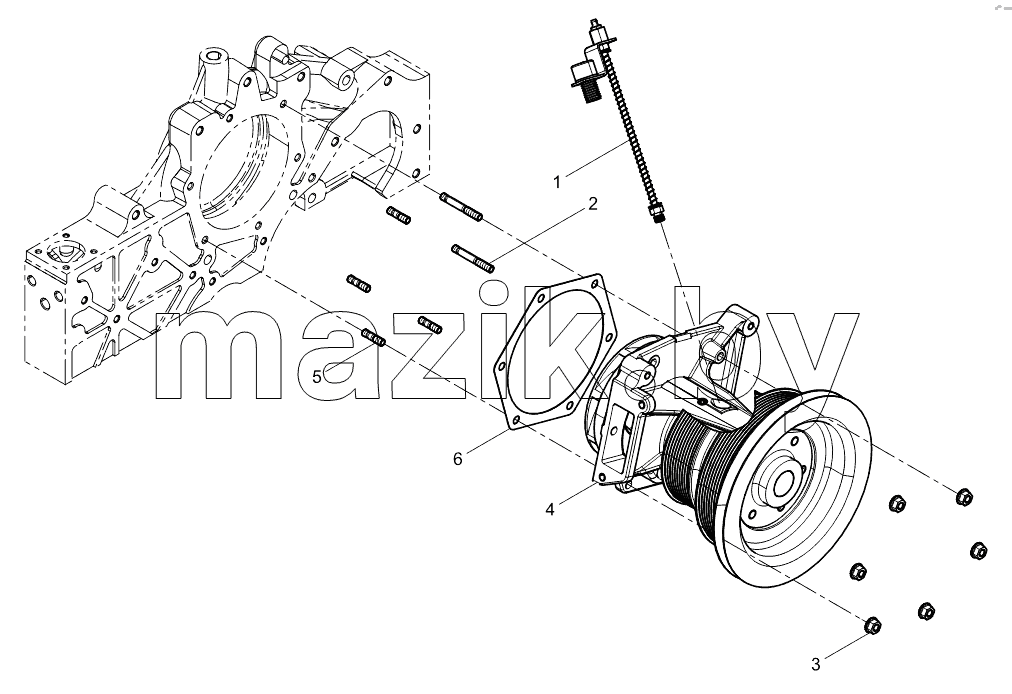 Water pump assembly