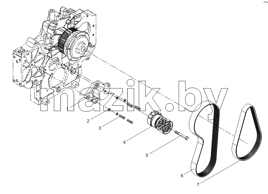 Tensioner and Belt Assembly