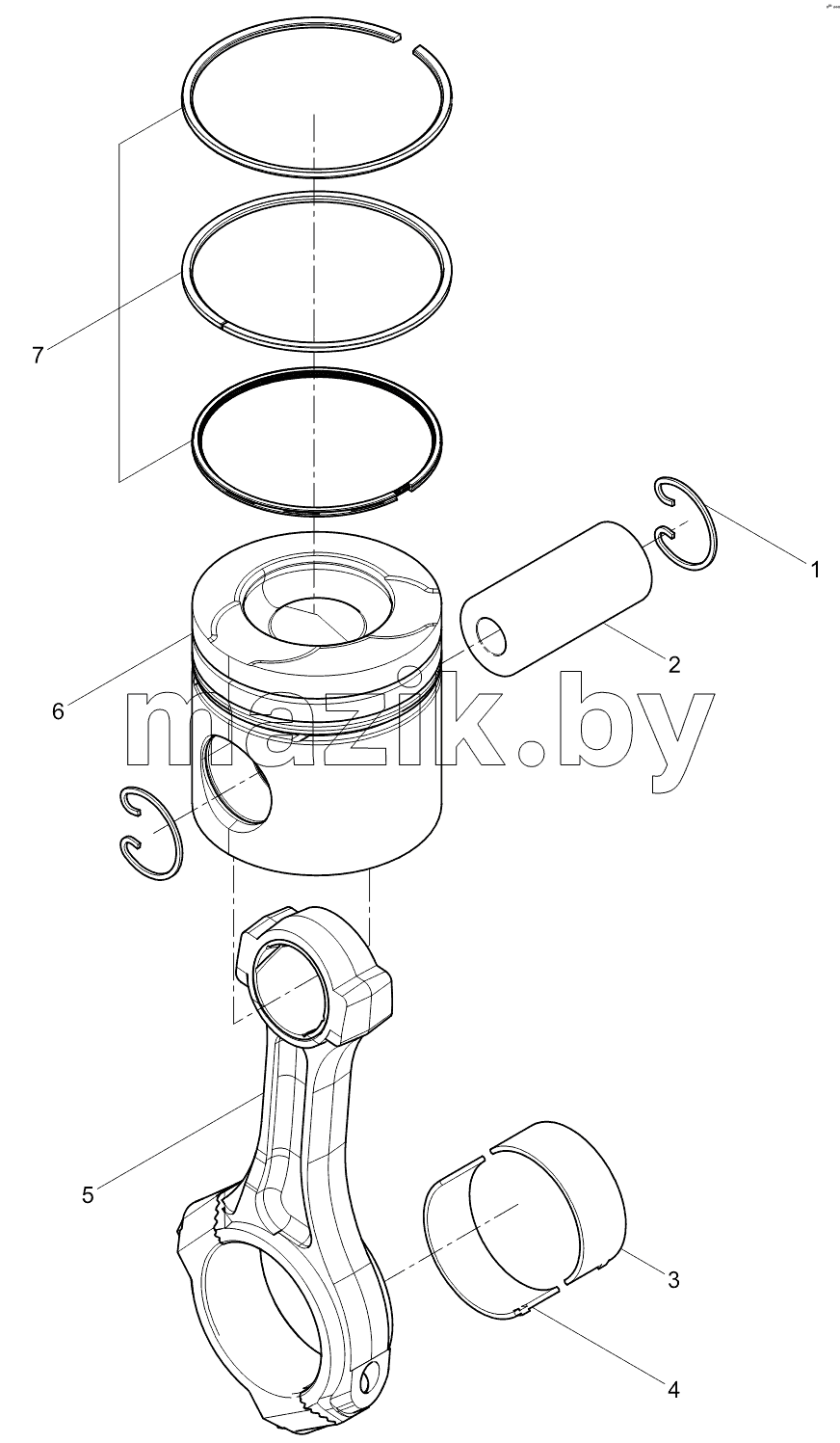 Piston and Connecting Rod Group