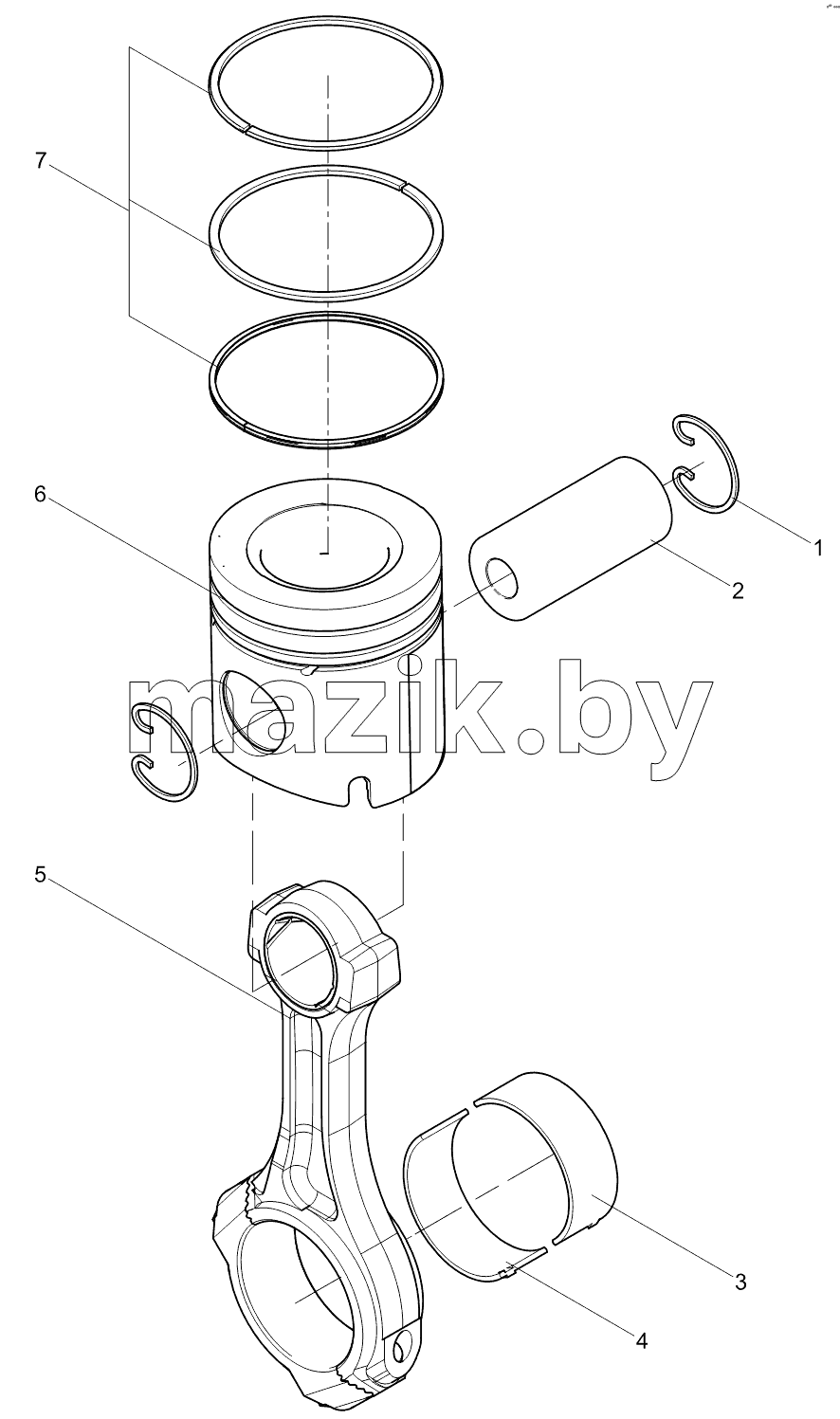 Piston and Connecting Rod Group