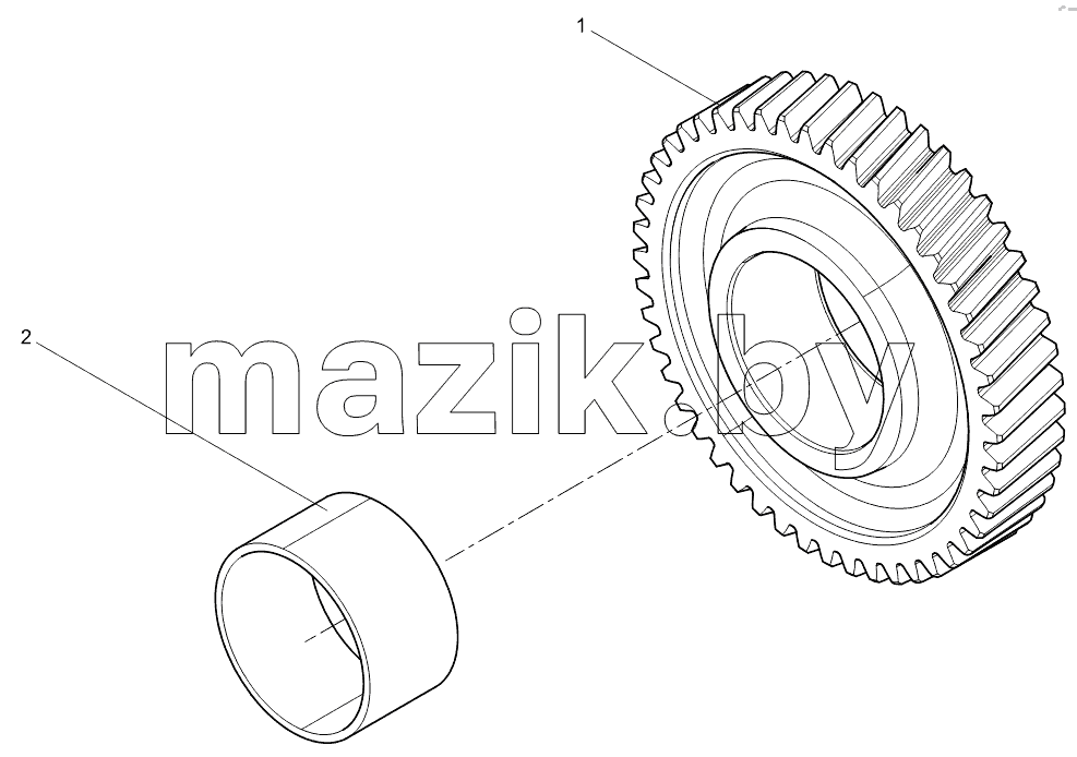 Intermediate gear assembly