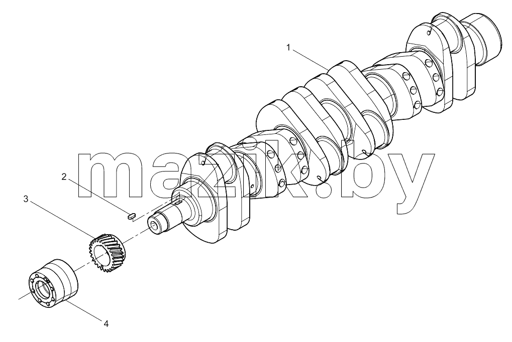  Crankshaft Subassembly