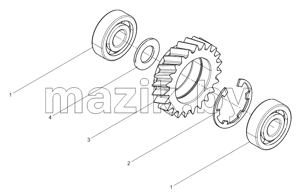  Oil Pump Idle Gear Set