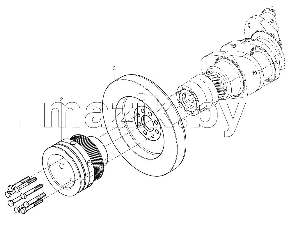  Crankshaft Pulley Group