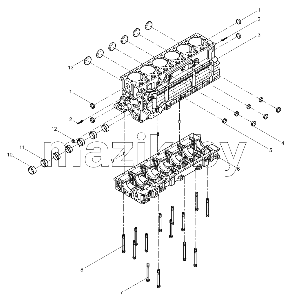  Cylinder Block Preassembly
