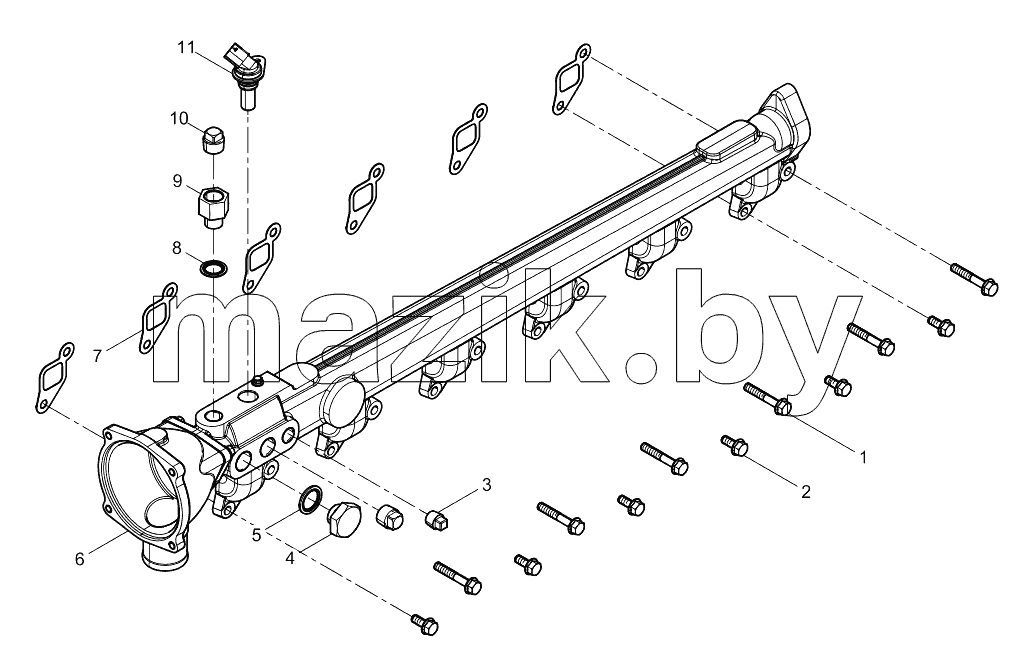  Water Outlet Pipe Group