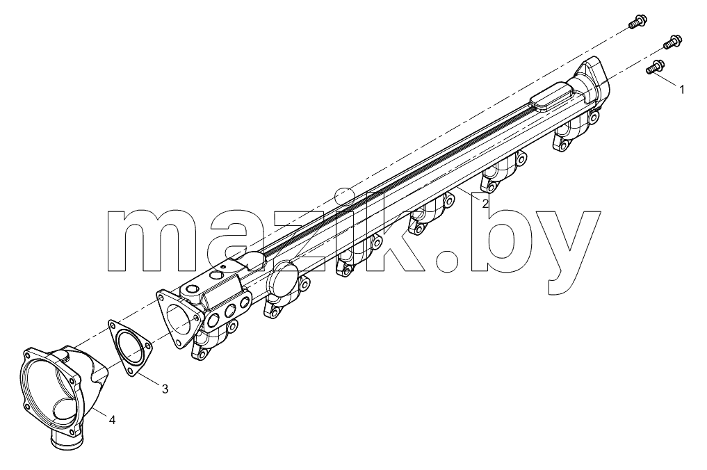  Water-outlet Pipe Set