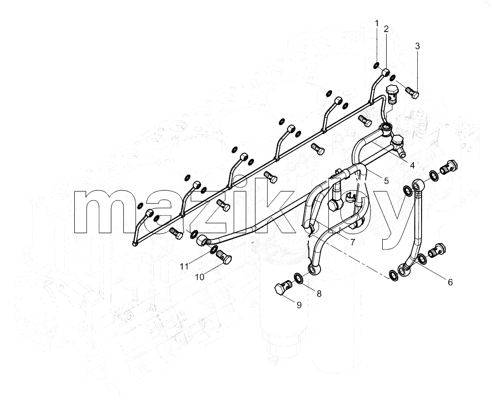  Low Pressure Fuel Pipe Group