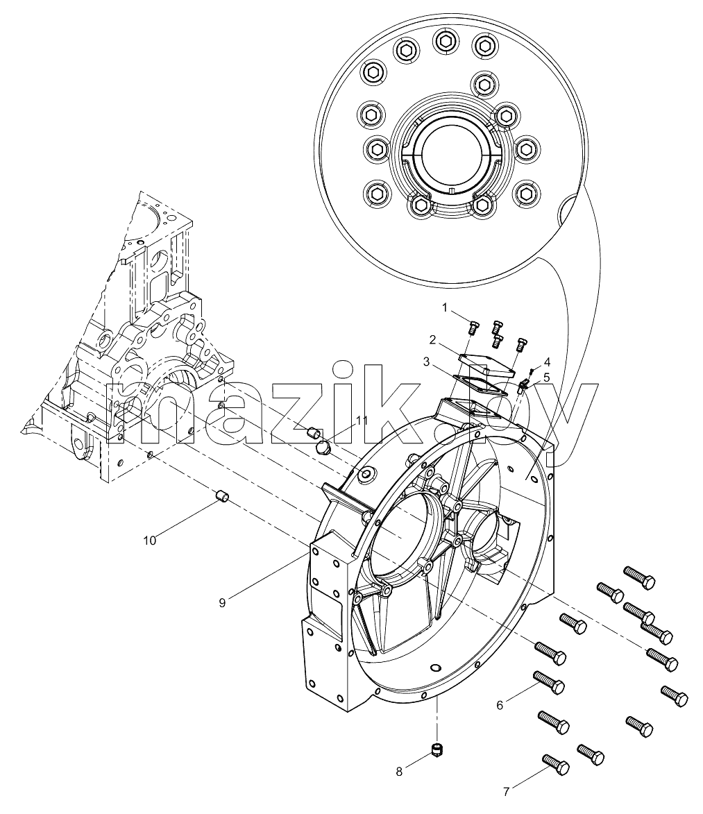  Flywheel Housing Group