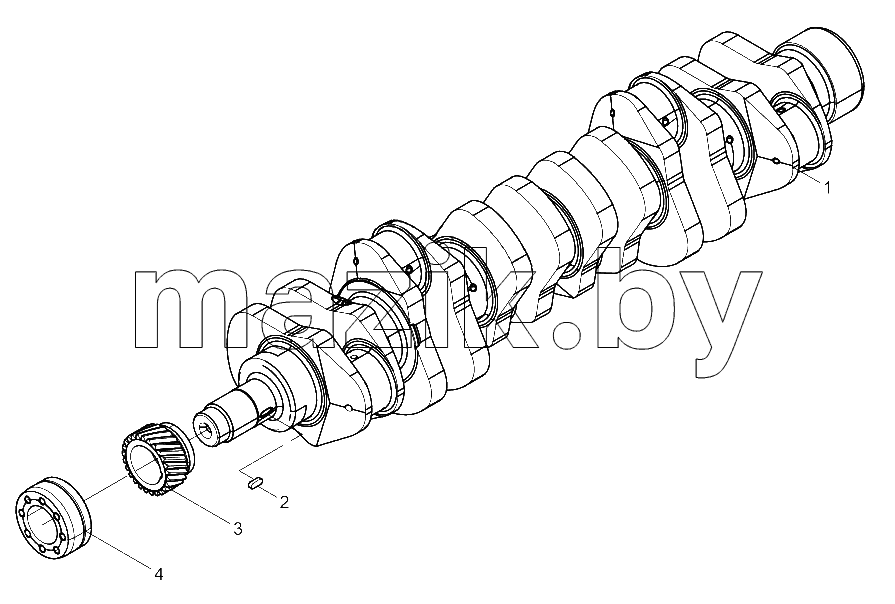  Crankshaft Subassembly