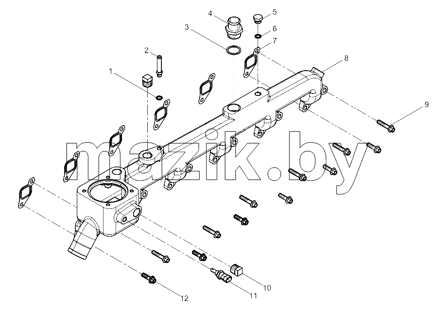  Water Outlet Pipe Group