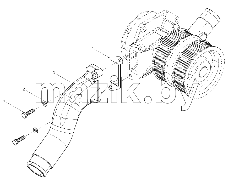  Water Inlet Pipe Group