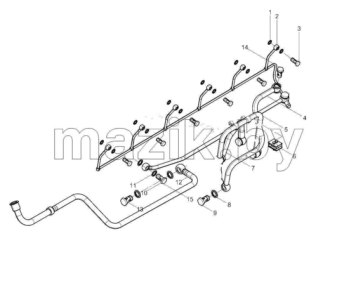  Low Pressure Fuel Pipe Group