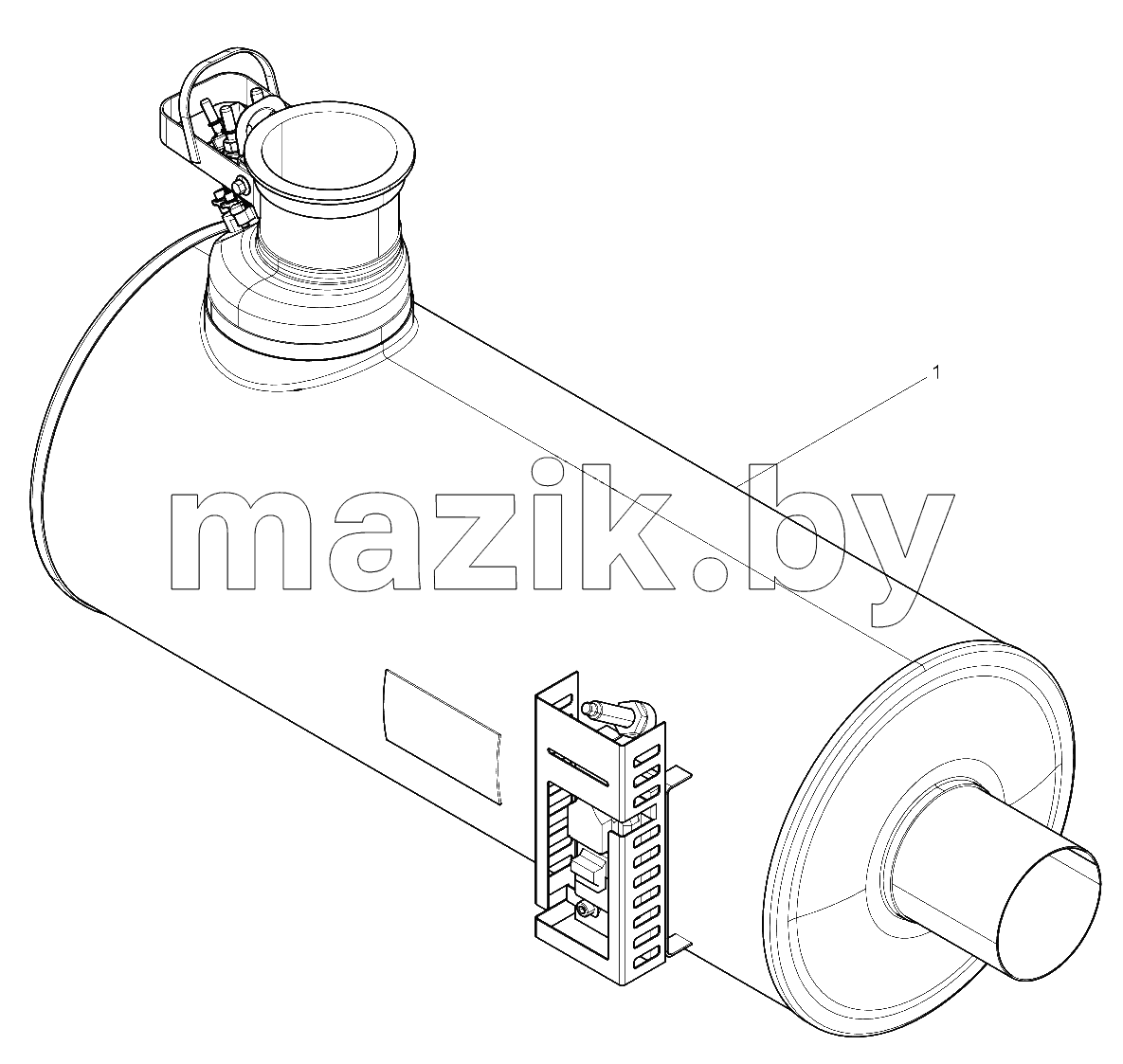  Separate Delivery Parts Group Attached to Engine