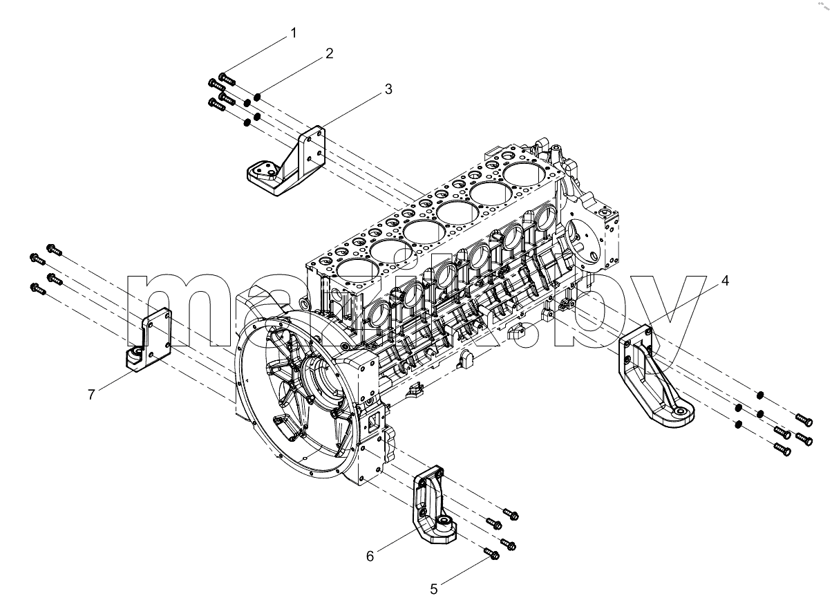  Engine Bracket Group