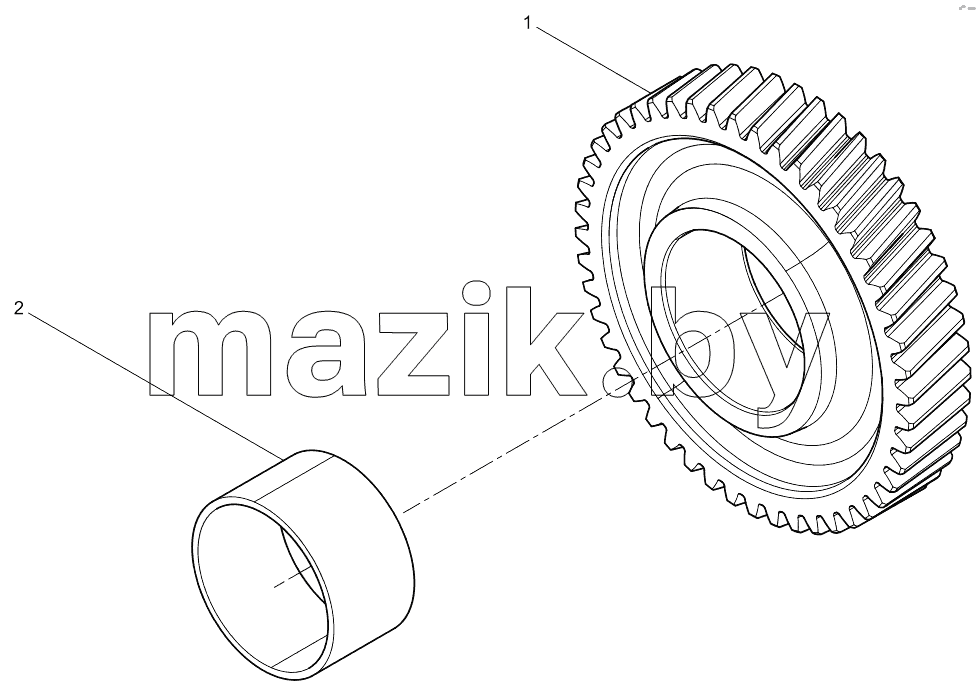  Idle gears assembly