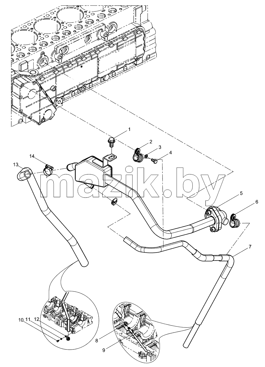  Oil-Gas separator assembly