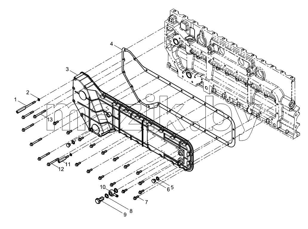  Oil cooler cover group