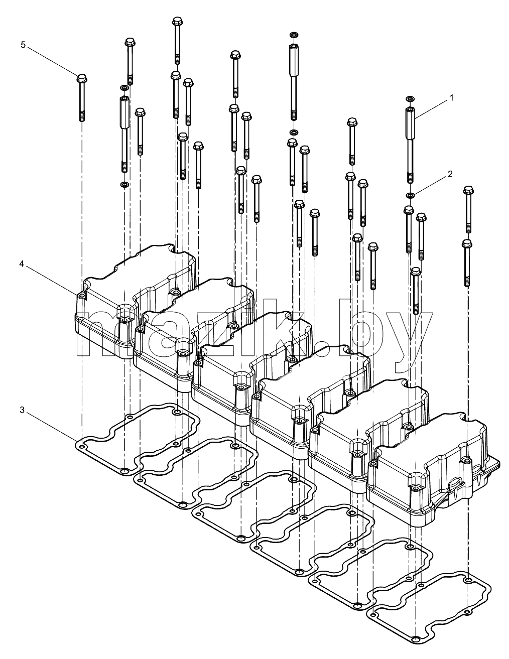  Cylinder head cover assembly