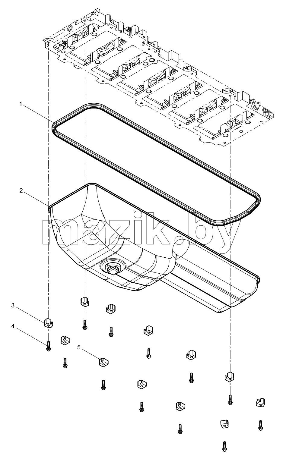  Oil pan group